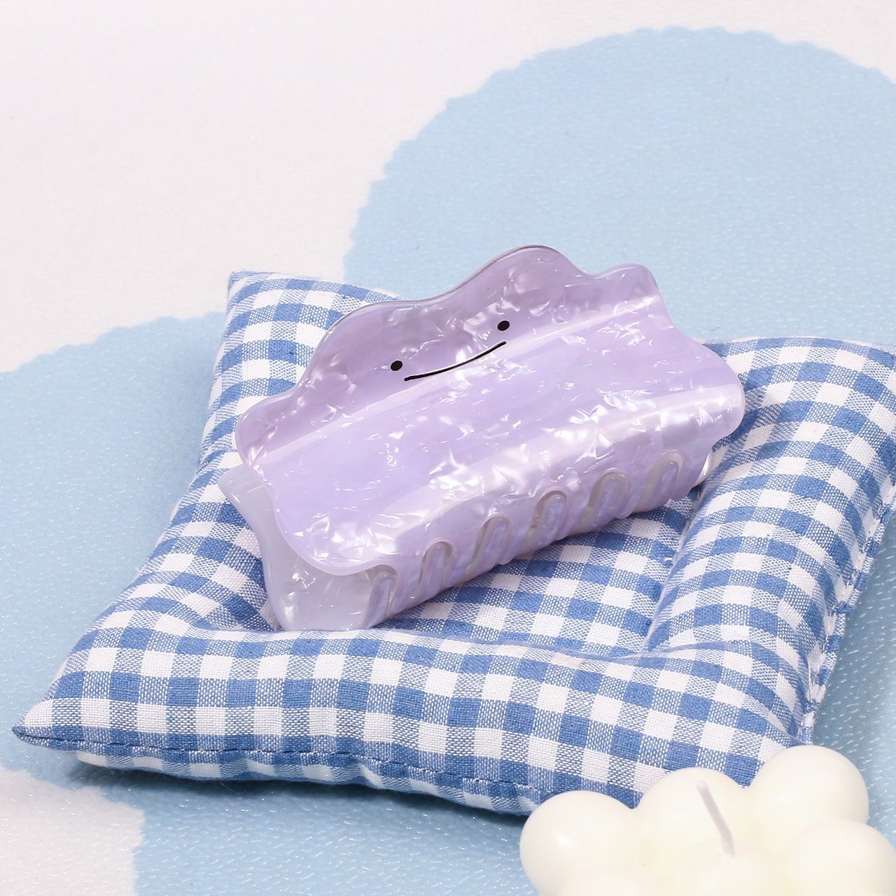 Cosplay Floating Prop - Заколка для волос Pokémon Ditto, фиолетовая,