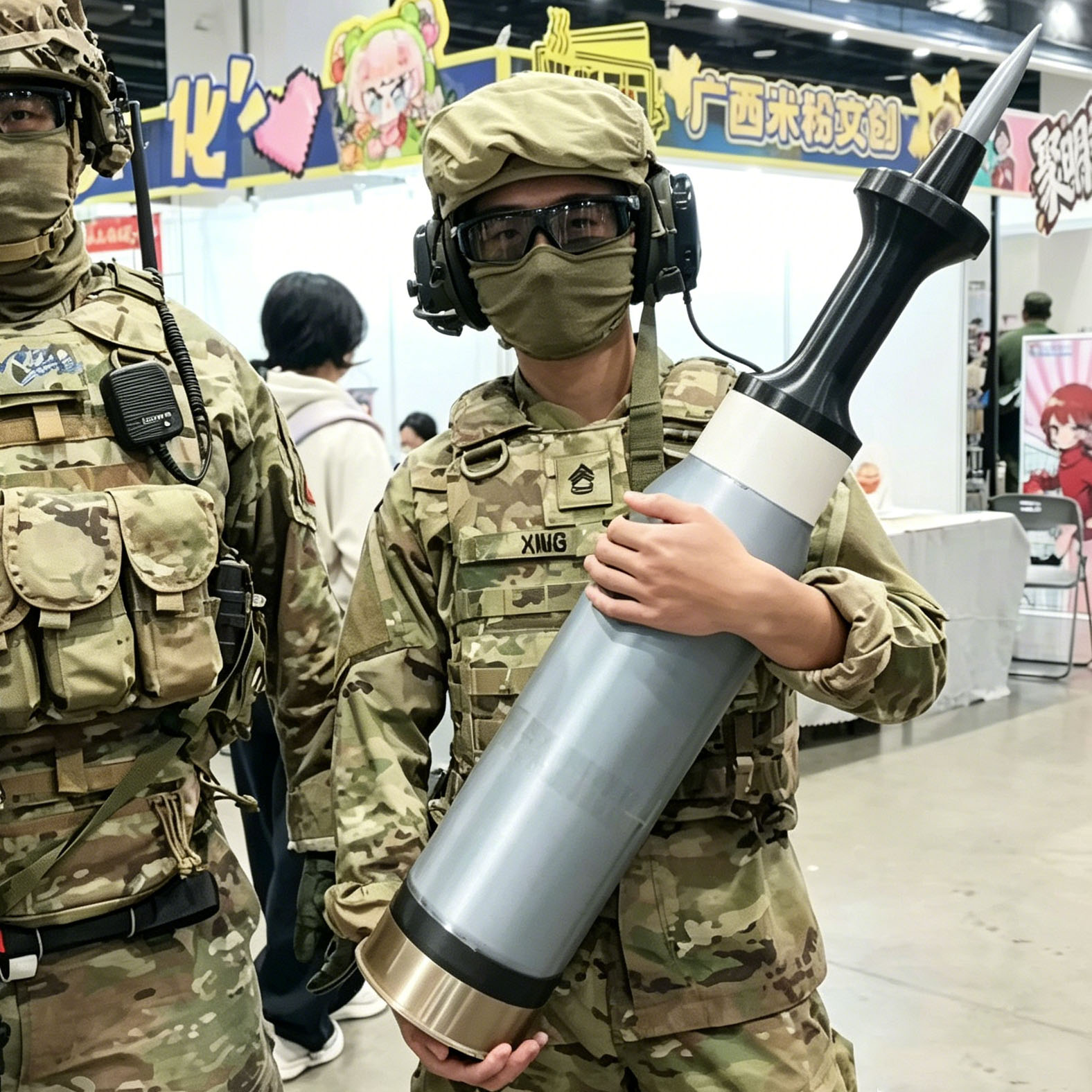 Cosplay Prop Display - 3D-печатная сборная модель 120 мм APFSDS