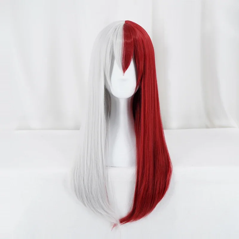 Cosplay Floating Prop - Длинные парики для косплея Тодороки Шото