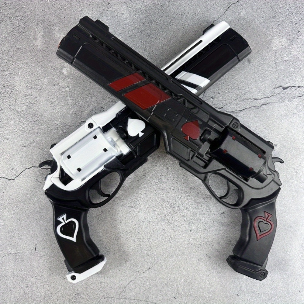 Cosplay Prop Pistol - 15-дюймовый пистолет из искусственной кожи, пистолет-пик,