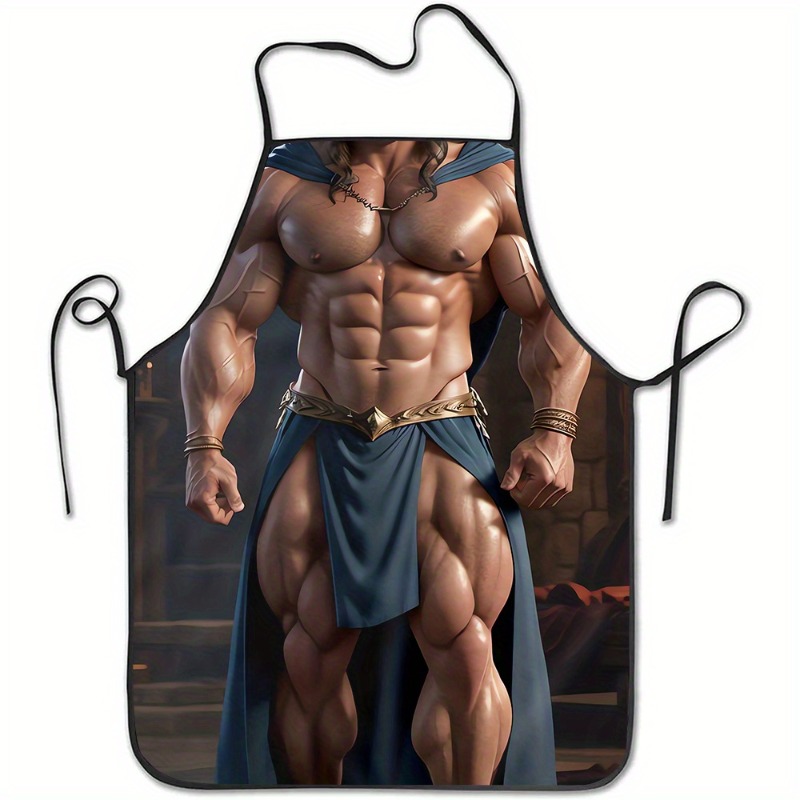Фартук Muscle Man с принтом се – обзор и цена Briar Cosplay Prop