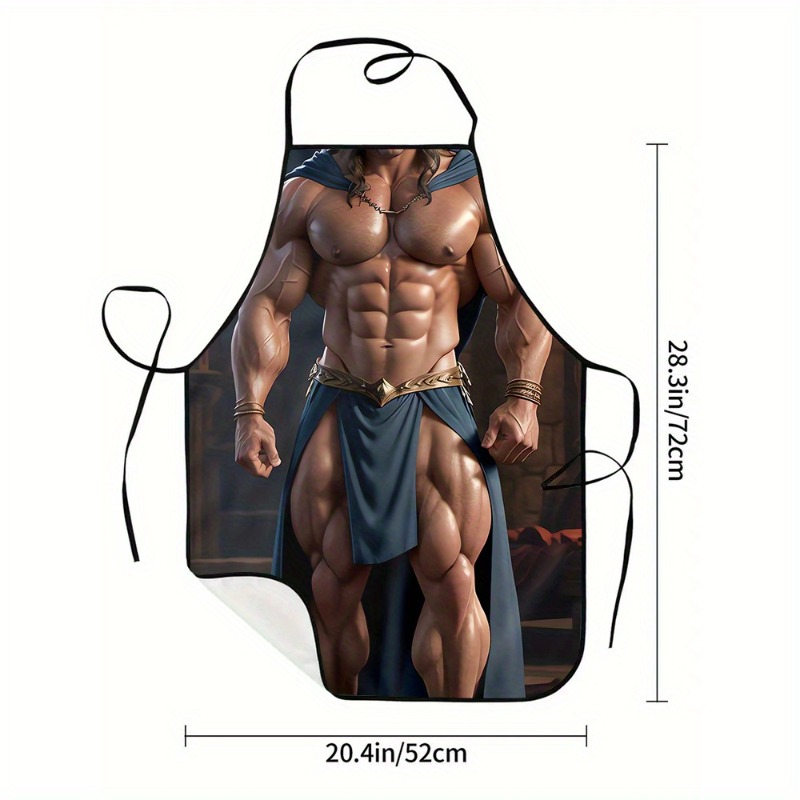 Фартук Muscle Man с принтом се – обзор и цена Briar Cosplay Prop