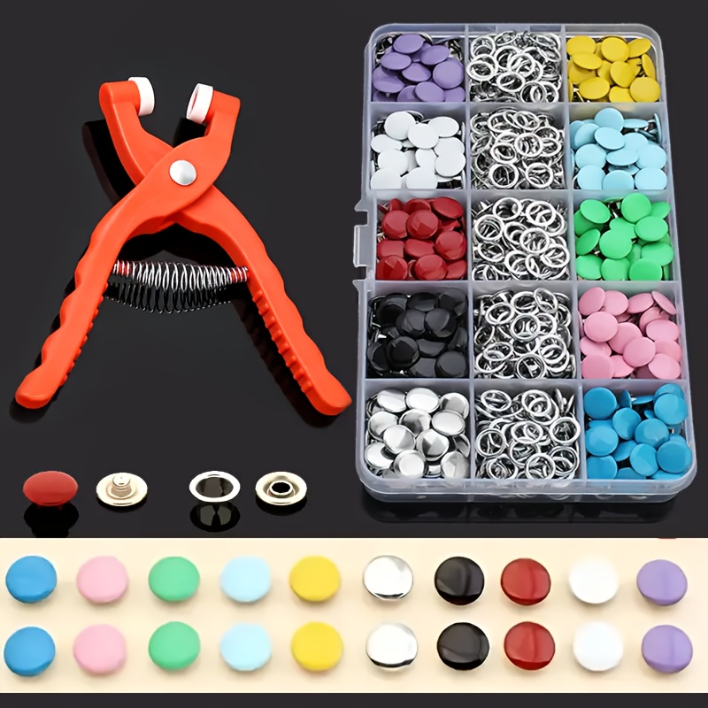 Набор из 100 разноцветных мета – обзор и цена Snap Fastener Set