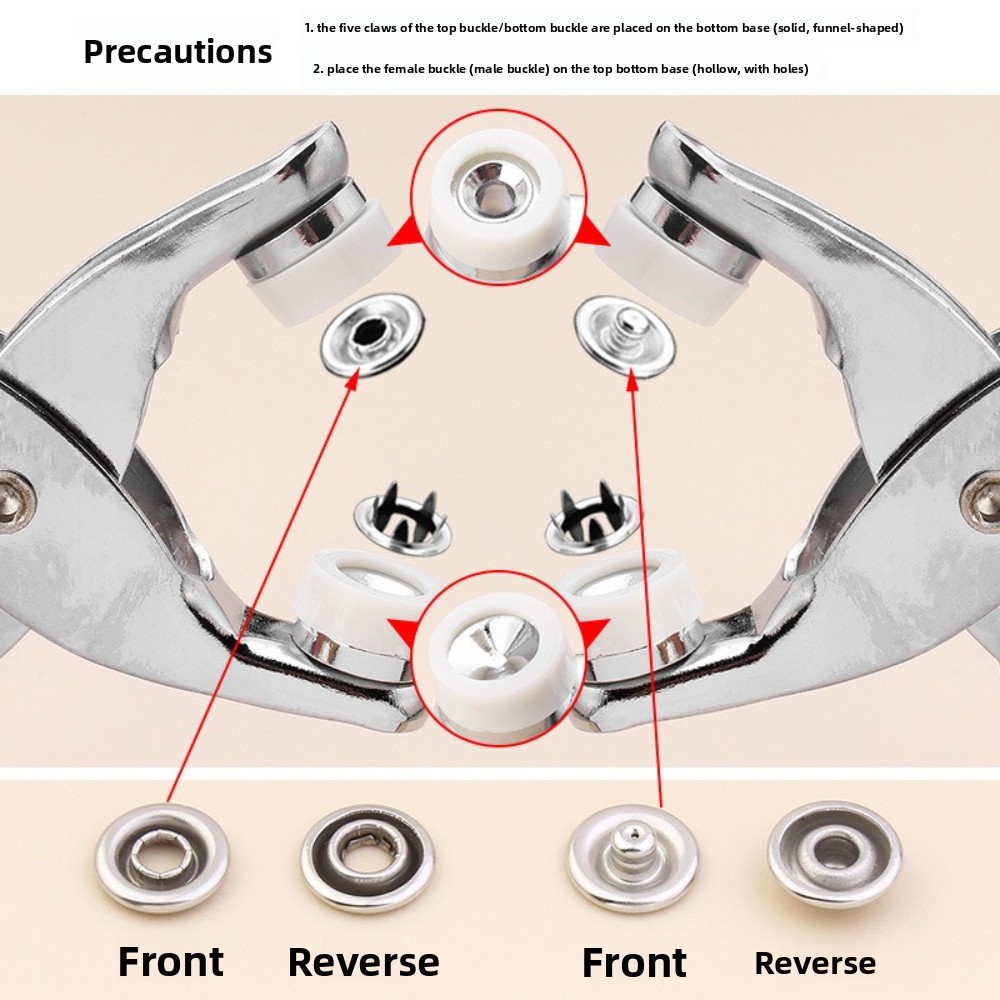 Набор плоскогубцев для кнопок  – обзор и цена Snap Fastener Set