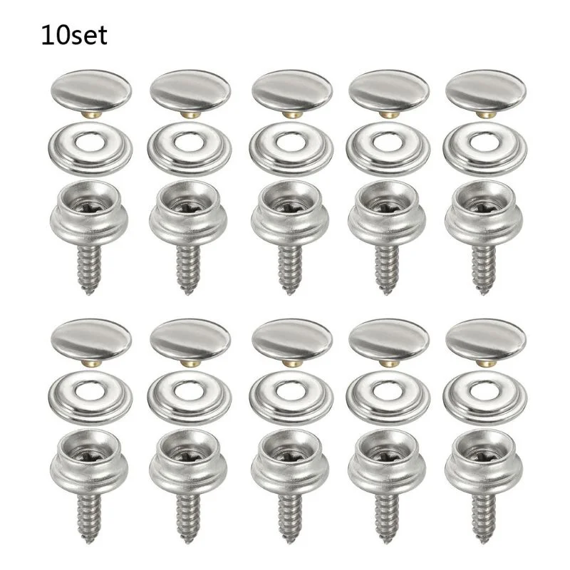 10 комплектов нарезающих закле – обзор и цена Snap Fastener Set